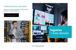 Ingyenes 1 Éves Domain – Személyes Webhelysablon