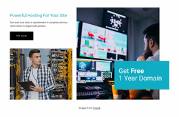 Built-In Multiple Layout For Get Free 1 Year Domain