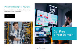 Get Free 1 Year Domain - WordPress & WooCommerce Theme