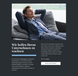 Wir Wachsen Unternehmen - Modernes Website-Design