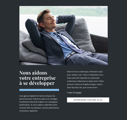 Nous Développons Des Entreprises Modèle CSS De Base