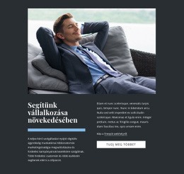 Reszponzív Websablon A Következőhöz: Vállalkozásokat Fejlesztünk