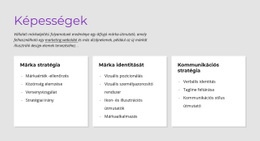 Karabilitások – Kreatív Többcélú WordPress-Téma