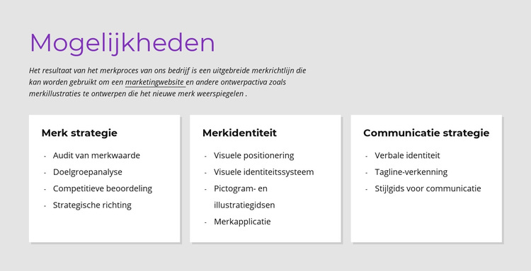 eigenschappen WordPress-thema