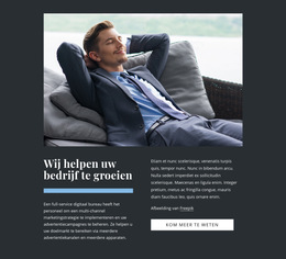 Wij Laten Bedrijven Groeien Basis CSS-Sjabloon