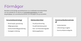 Carabilities - HTML-Målsida