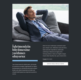 İşletmeleri Büyütüyoruz Için Premium WordPress Teması