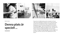 Plats Special - Personlig Webbplatsmall