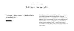 Funcionalidad De Diseño De Tema Para Texto Sobre Nosotros