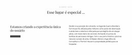 Construtor De Sites Exclusivo Para Texto Sobre Nós