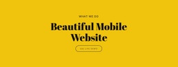 Krásný Mobilní Web