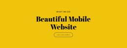 Krásný Mobilní Web - HTML Layout Builder