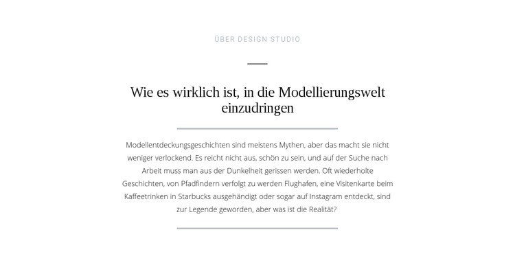 Modellierungswelt für Textumbrüche CSS-Vorlage