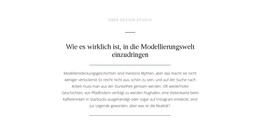 Site-Vorlage Für Modellierungswelt Für Textumbrüche