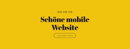 Schöne Mobile Website - HTML Layout Builder