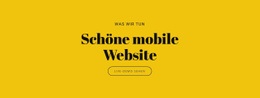 Schöne Mobile Website