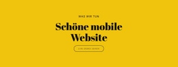 Schöne Mobile Website