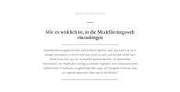 Website-Inspiration Für Modellierungswelt Für Textumbrüche