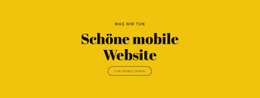 Schöne Mobile Website