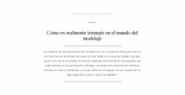 Mundo De Modelado De Rotura De Texto - Página De Inicio De Funcionalidad