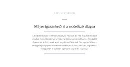 Webhelysablon Ehhez: Szövegtörés Modellező Világ