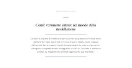 Mondo Di Modellazione Di Interruzioni Di Testo: Design Semplice