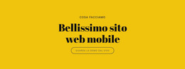 Bellissimo Sito Web Per Dispositivi Mobili