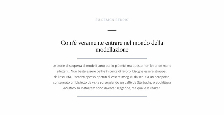 Mondo di modellazione di interruzioni di testo Modello Joomla