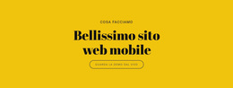 Bellissimo Sito Web Per Dispositivi Mobili - Tema WordPress Semplice