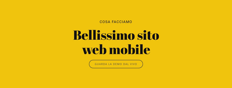 Bellissimo sito web per dispositivi mobili Tema WordPress