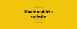 SEO Van De Bestemmingspagina Voor Mooie Mobiele Website