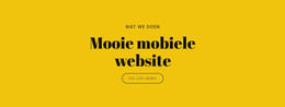 Mooie Mobiele Website - HTML-Sjabloon Downloaden