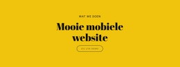 Mooie Mobiele Website - HTML Layout Builder