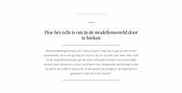 Modelleringswereld Voor Tekstonderbrekingen - Moderne Joomla-Sjabloon