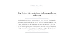 Modelleringswereld Voor Tekstonderbrekingen