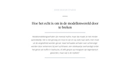 Website-Inspiratie Voor Modelleringswereld Voor Tekstonderbrekingen