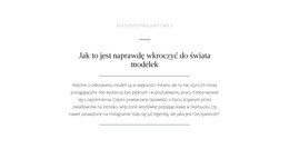 Inspiracja Do Strony Internetowej Dla Świat Modelowania Przerwania Tekstu