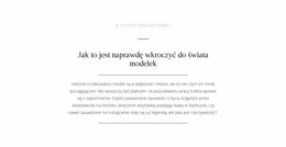 Świat Modelowania Przerwania Tekstu - Nowoczesny Szablon Joomla