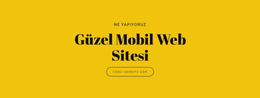 Güzel Mobil Web Sitesi Joomla Şablonu 2024