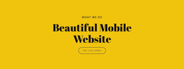 Beautiful Mobile Website