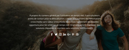 Suivez-Nous Sur Les Réseaux Sociaux - Thème WordPress Simple