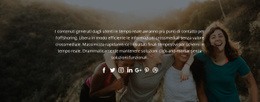 Seguici Sui Social - HTML Generator