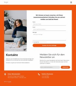 Kontaktseite Des Innenstudios – Mehrzweck-HTML5-Vorlage