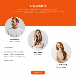 Company Leaders - HTML Ide