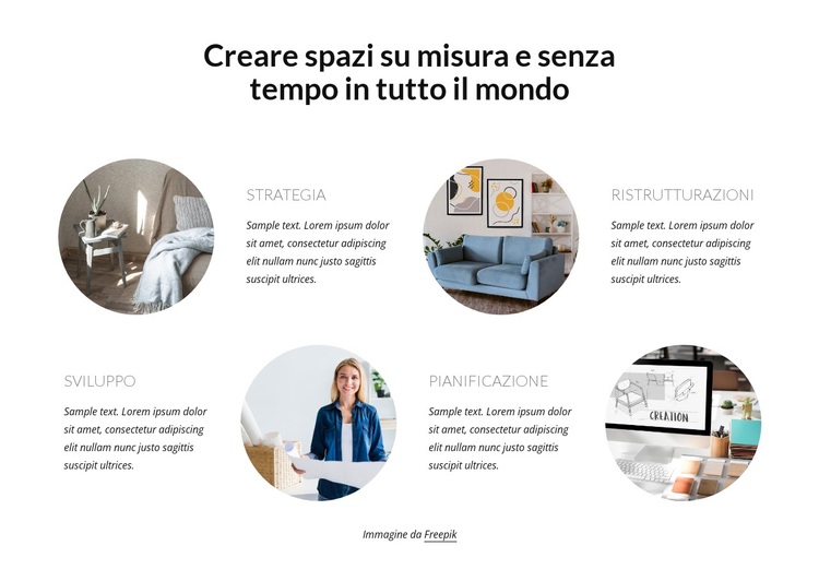 Creare spazi senza tempo Tema WordPress