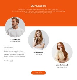 Company Leaders - Free Download Web Page Design