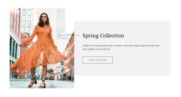 Spring Fashion Collection CSS Form Template