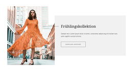 Frühlingsmodekollektion – Kostenloses WordPress-Theme