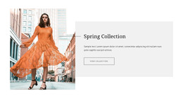 Responsive HTML For Spring Fashion Collection