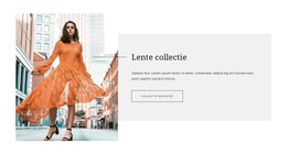 Lente Mode-Collectie - Ingebouwde Cms-Functionaliteit